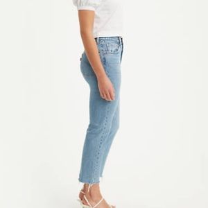 501 Original Stretch Cropped Levi Jeans